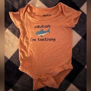 Indigo Orange Shark Bodysuit